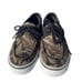 Sperry Men’s Black and Olive Camo Halyard 2-Eye Size 9.5