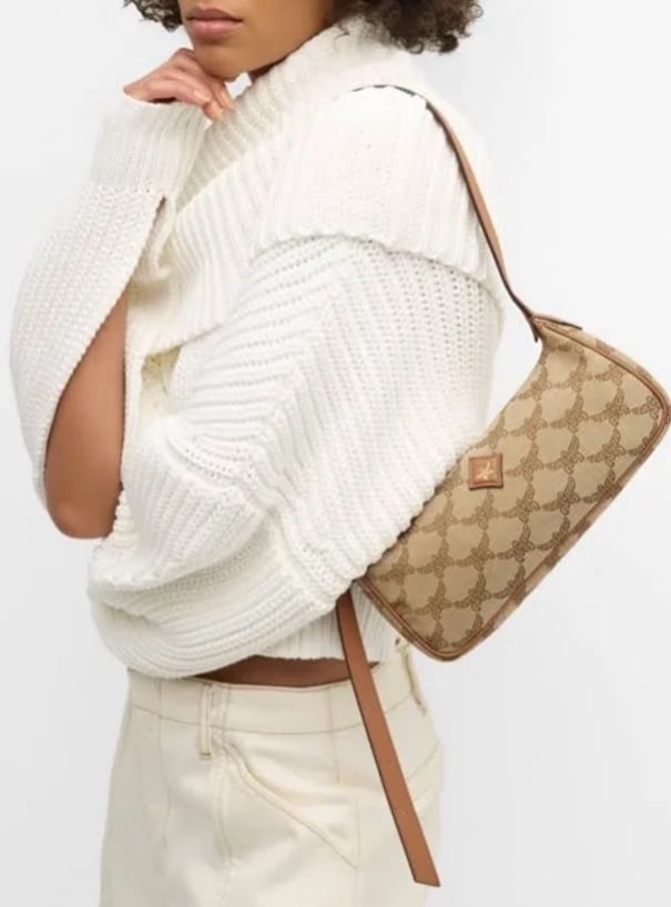 NEW Authentic!! MCM Lauretos Jacquard Himmel Hobo Bag (Retail 630.00)