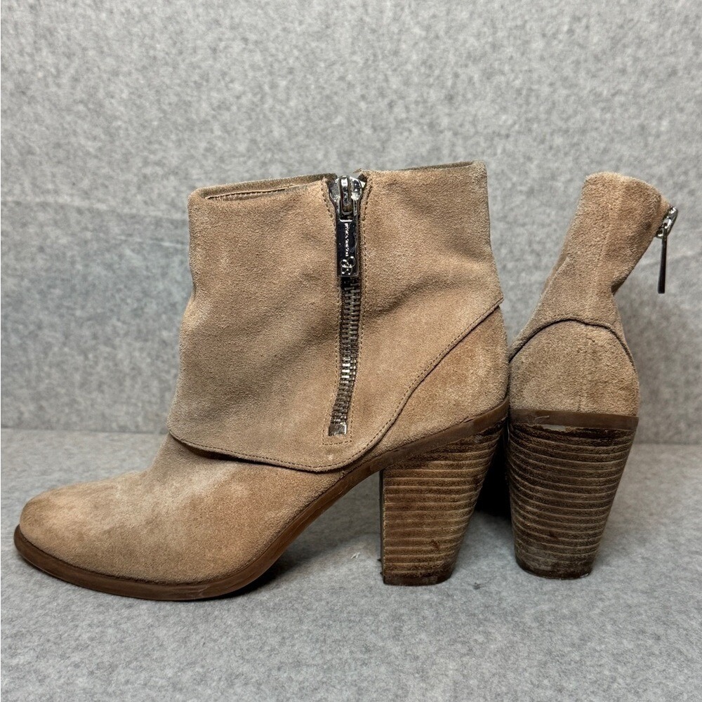 Women's Taupe Suede Ankle Boots - size 8.5 - Jessica Simpson