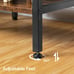 TV Stand with Power Outlets to 65 Inches, TV Console Table with Open Storage