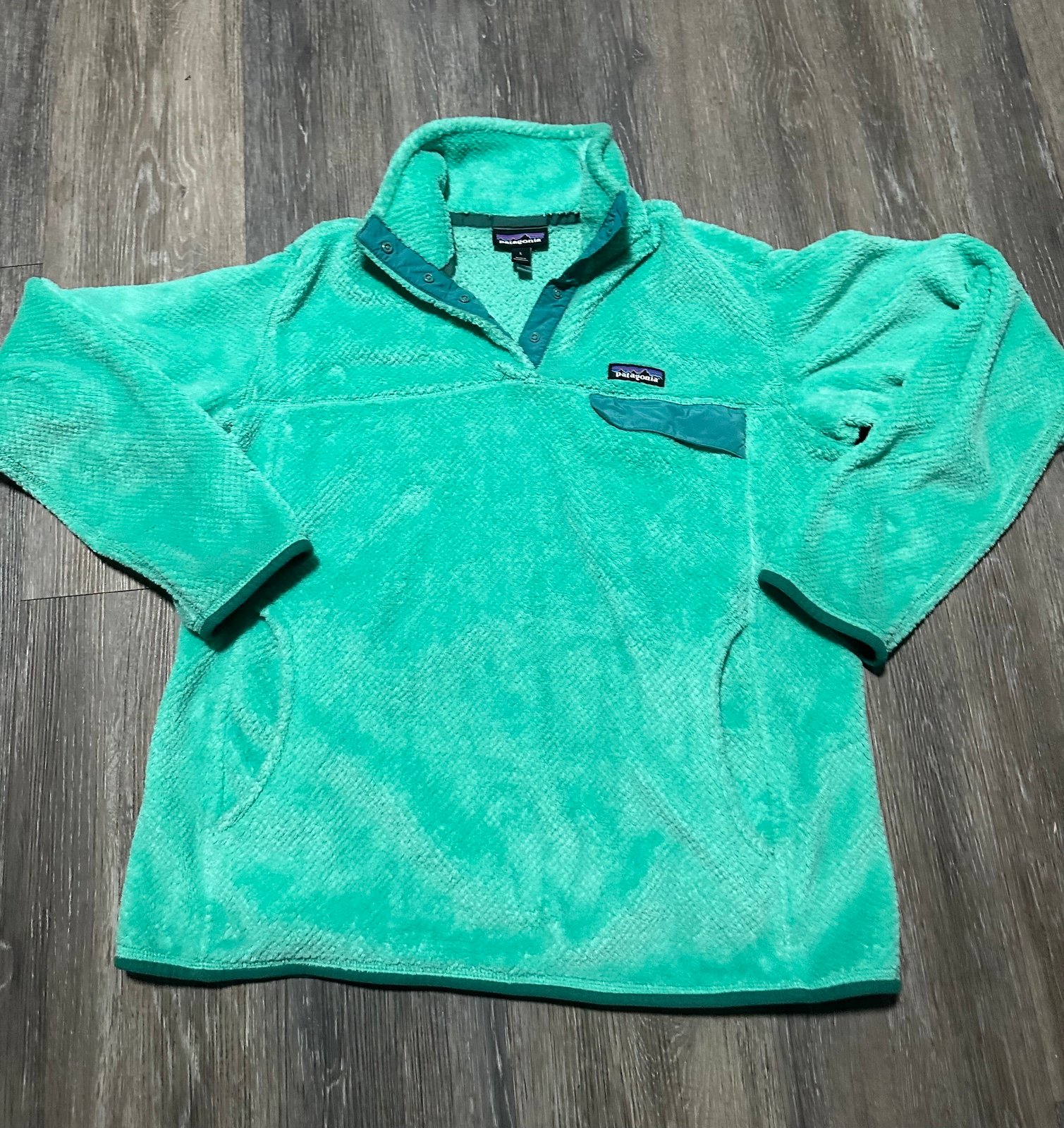 Women's Patagonia Re-Tool Snap-T Fleece Pullover Mint Green