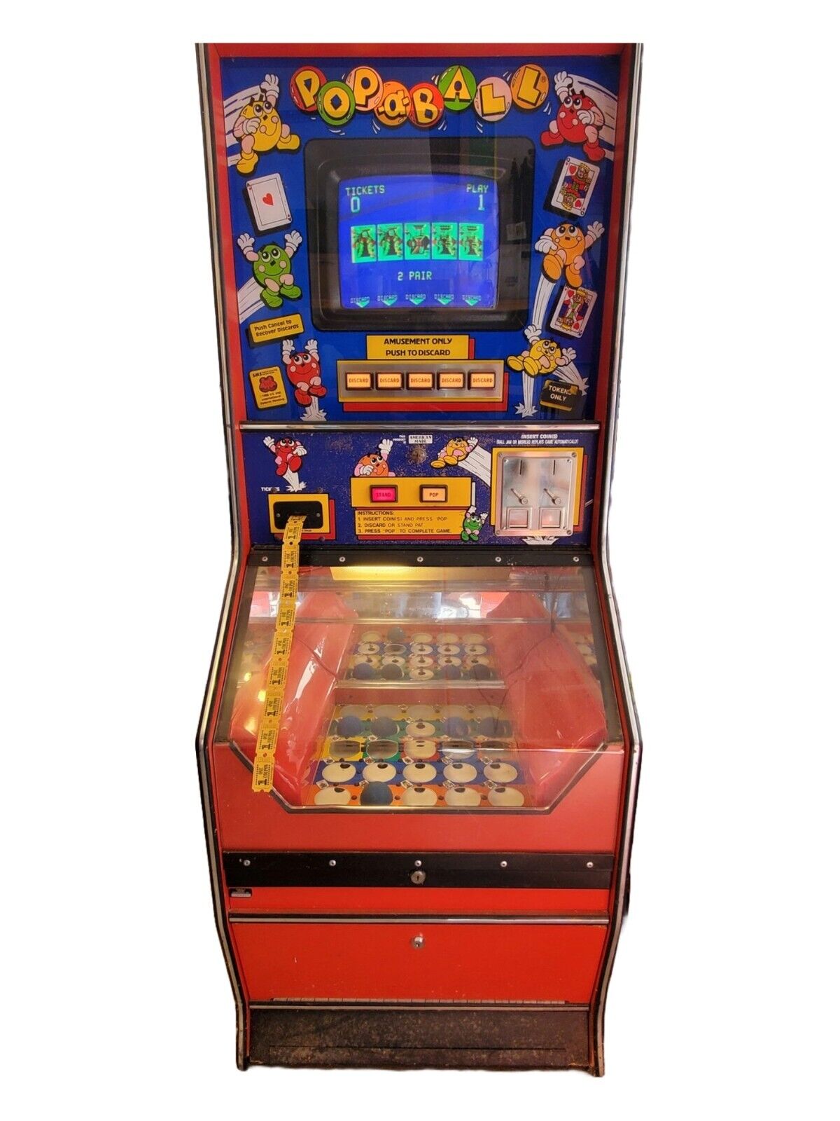 POP-A-BALL ARCADE REDEMPTION GAME