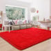 NEW Red Rugs for Living Room 5x8 Large Area Rug for Girls Boys Kids