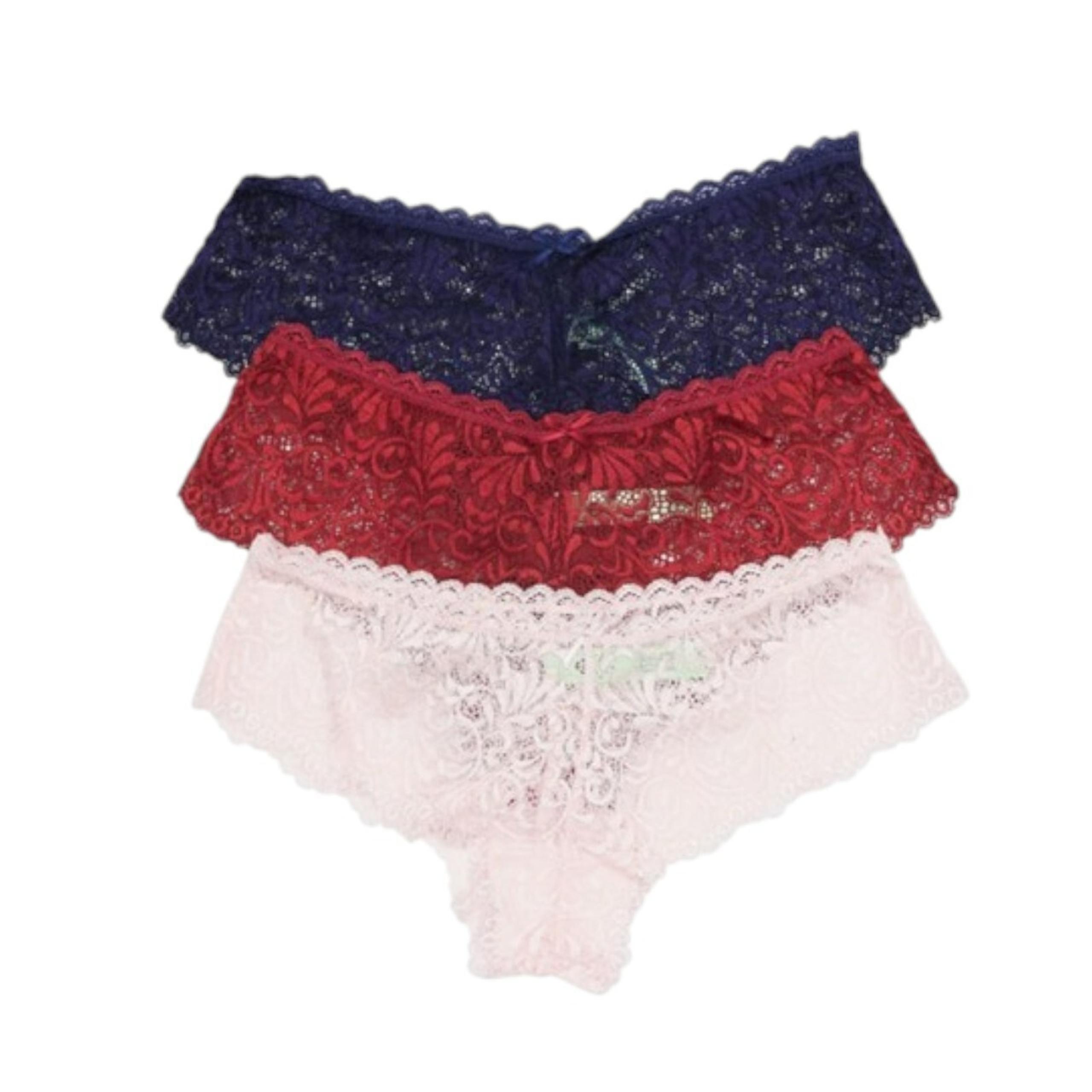 Honeydew Intimates Size XL Womens Assorted 3-Pack Lace Hipster Panties NWT