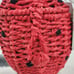 New Viral Taylor Madison Strawberry Fruit Wicker Basket Novety Storage Bag Purse