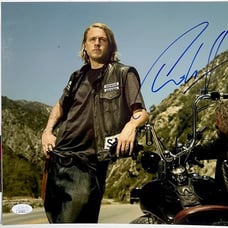 Charlie Hunnam Signed Sons Of Anarchy Jax 11x14 Photo F Autograph SOA JSA COA