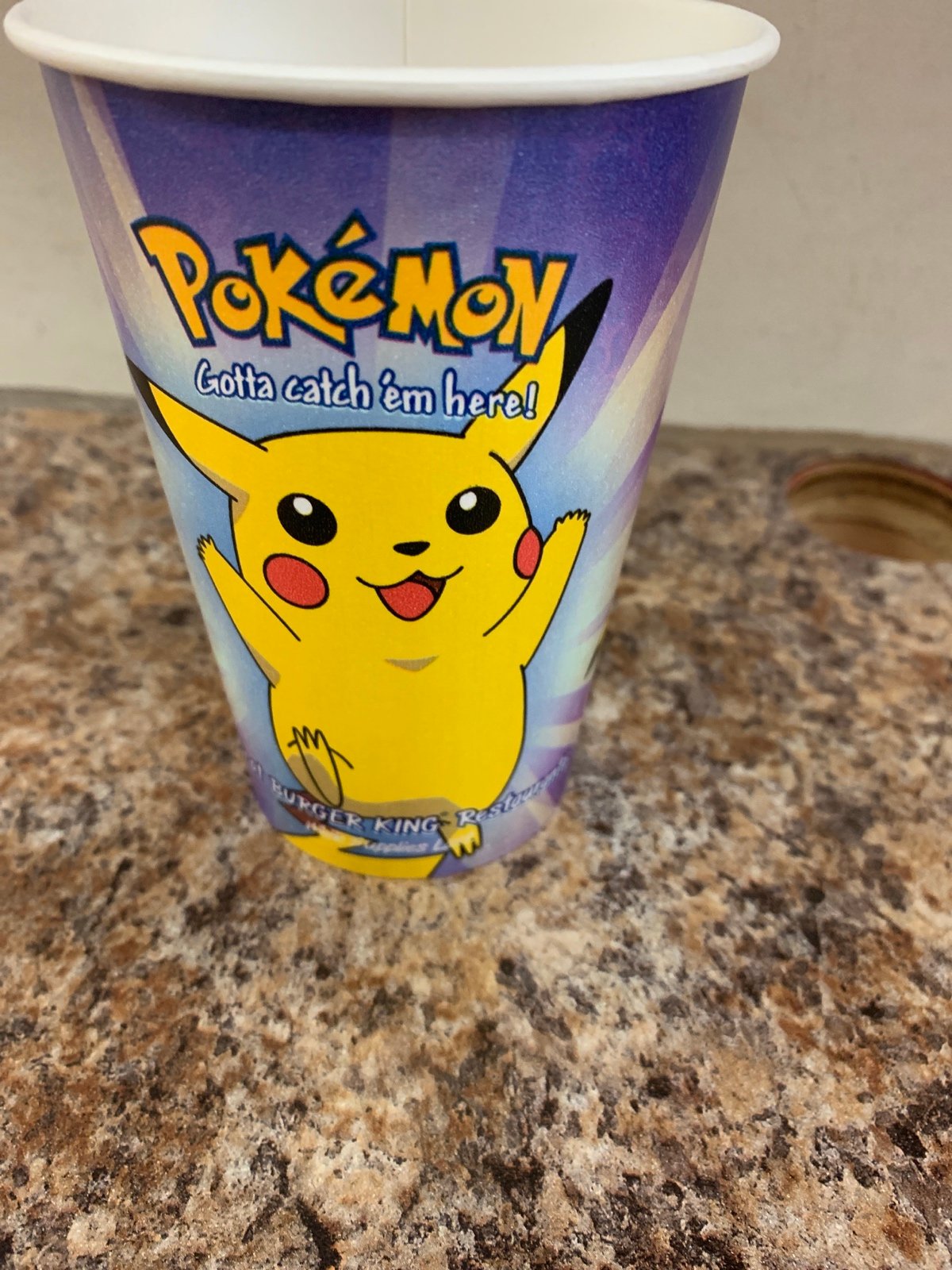 Pokemon small cup Burger King first movie
