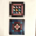Amish Art Pottery Tiles Trivets Wild Goose Quilt Square In Square Carolyn Payne