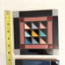 Amish Art Pottery Tiles Trivets Wild Goose Quilt Square In Square Carolyn Payne