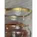 Turkish Tea Glasses Handblown Set of 6 w/ Gold Trim, Brass Holders & Saucers VTG
