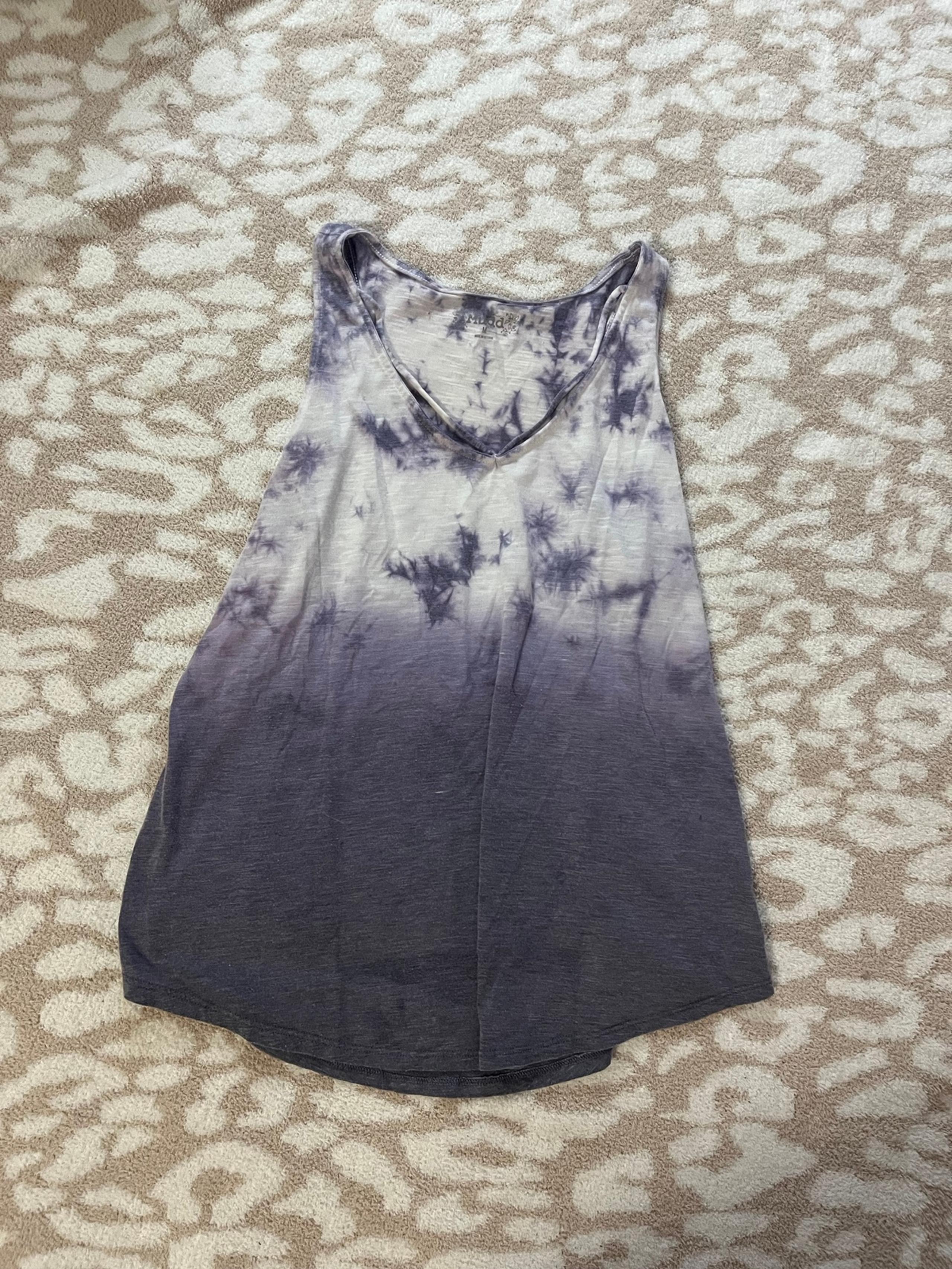 Purple And White Tye Dye Tank Top (15)