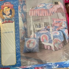RESERVED-Cinderella - almost midnight twin comforter- circa 2000