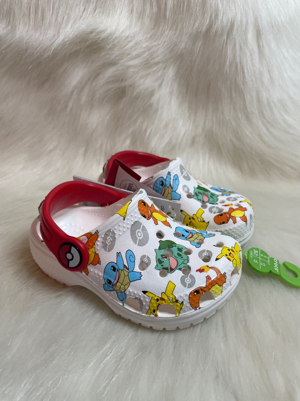 NEW Crocs pokemon pikachu starter skin C 5