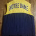 Vintage Apex One Varsity Notre Dame Puffer Vest Mens XL