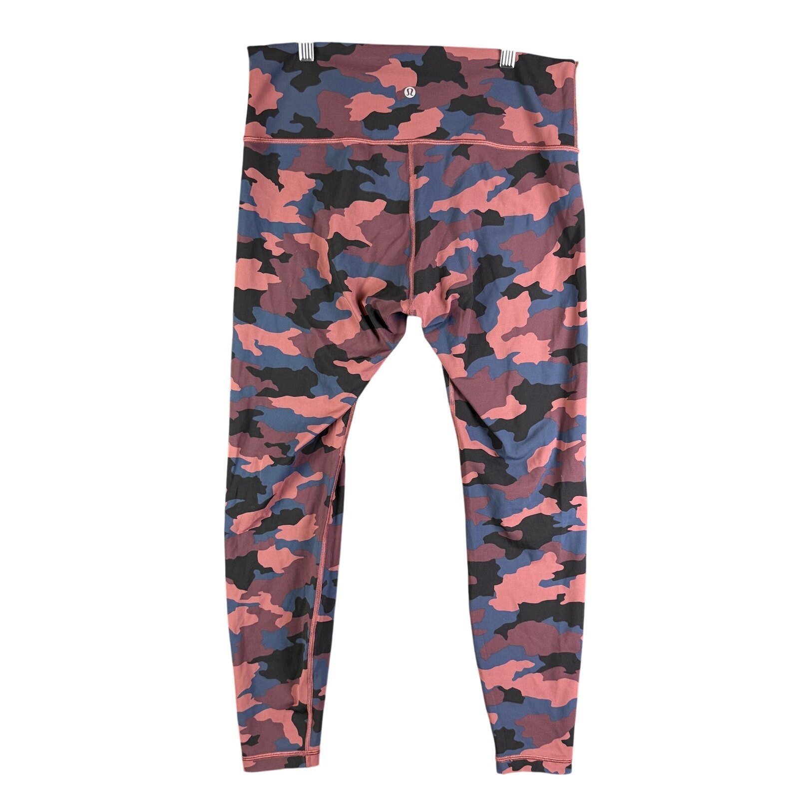 Lululemon Athletica Wunder Under High Rise Tight Camo Smoky Red Night Womens 12