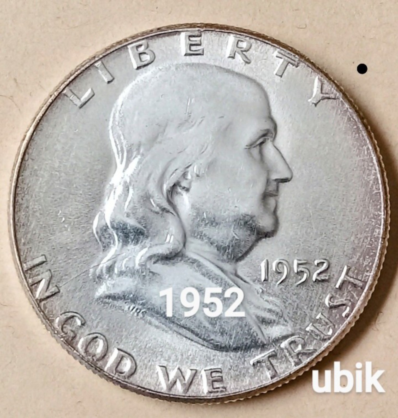 1952 Franklin Half Dollar • .900 Silver • Nice Toning & Luster • BU+ *fh521