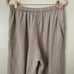 Vintage Flax Pants Womens Medium Tan 100% Linen High Rise Pockets Lagenlook