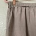 Vintage Flax Pants Womens Medium Tan 100% Linen High Rise Pockets Lagenlook