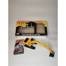1994 Ertl Diecast Caterpillar D350D Articulated Dump Truck With VHS Video Rare