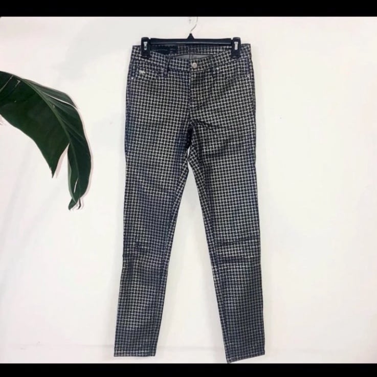 Armani Exchange Metallic Patterned Jeans
