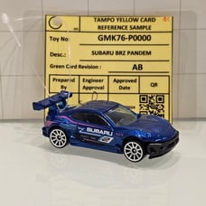HOT WHEELS SUBARU BRZ PANDEM - UNSPUN FEP YELLOW CARD
