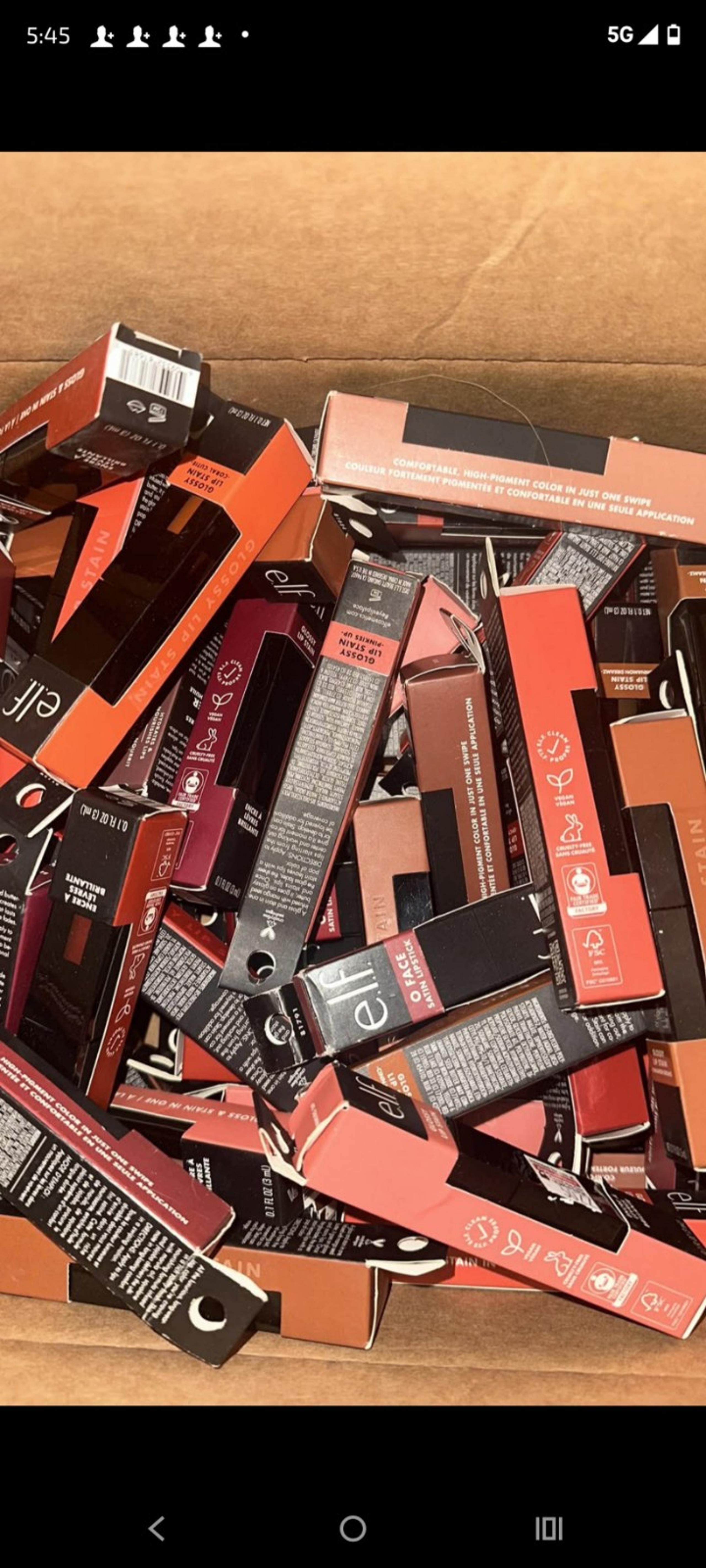 Elf bundle deal 100 PC (50 elf lip oils, 50 elf liquid blush) @$200.00 (RESERVE)