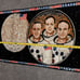 Vintage 1969 Apollo Moon Landing TAPESTRY of Astronauts ARMSTRONG ALDRIN COLLINS