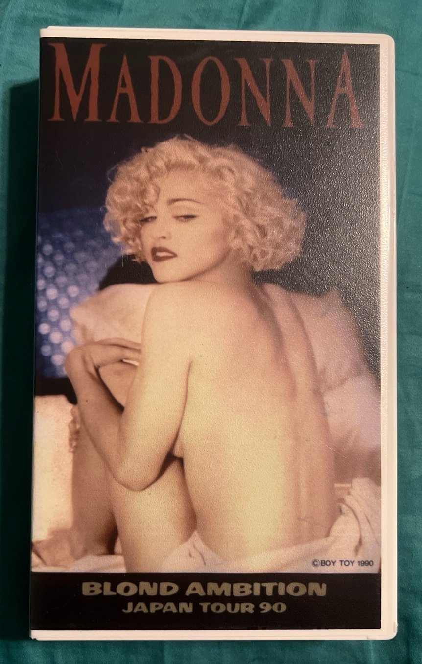 Madonna Blond Ambition Japan Tour 1990 Ultra Rare OOP VHS