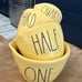 Rae Dunn Yellow Measuring cups