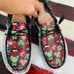 Women’s 9 custom glitter dude shoes