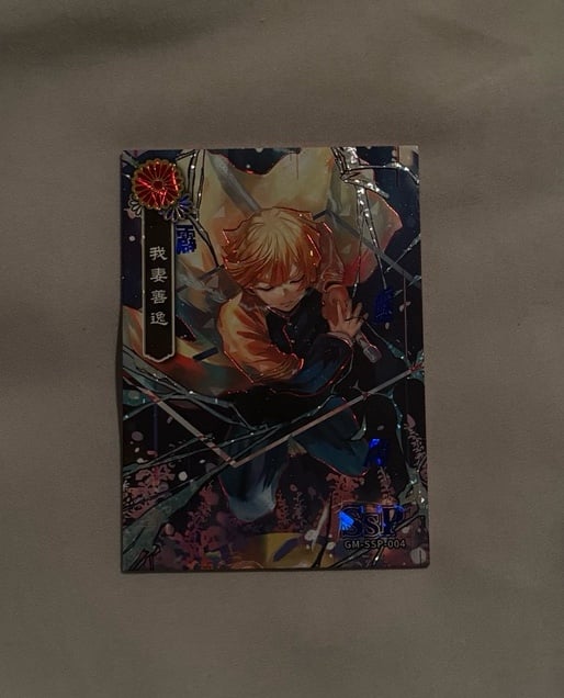 Demon Slayer zenitsu SSP **Holo Thick** Serial (187/199)