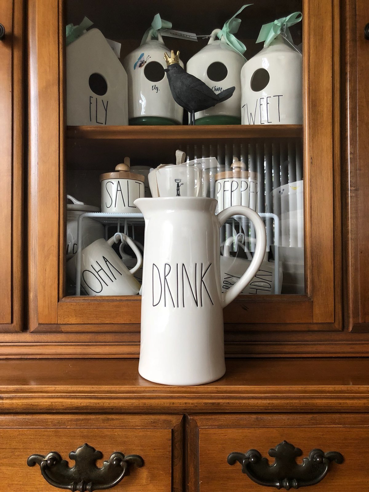 Rae Dunn DRINK Pitcher