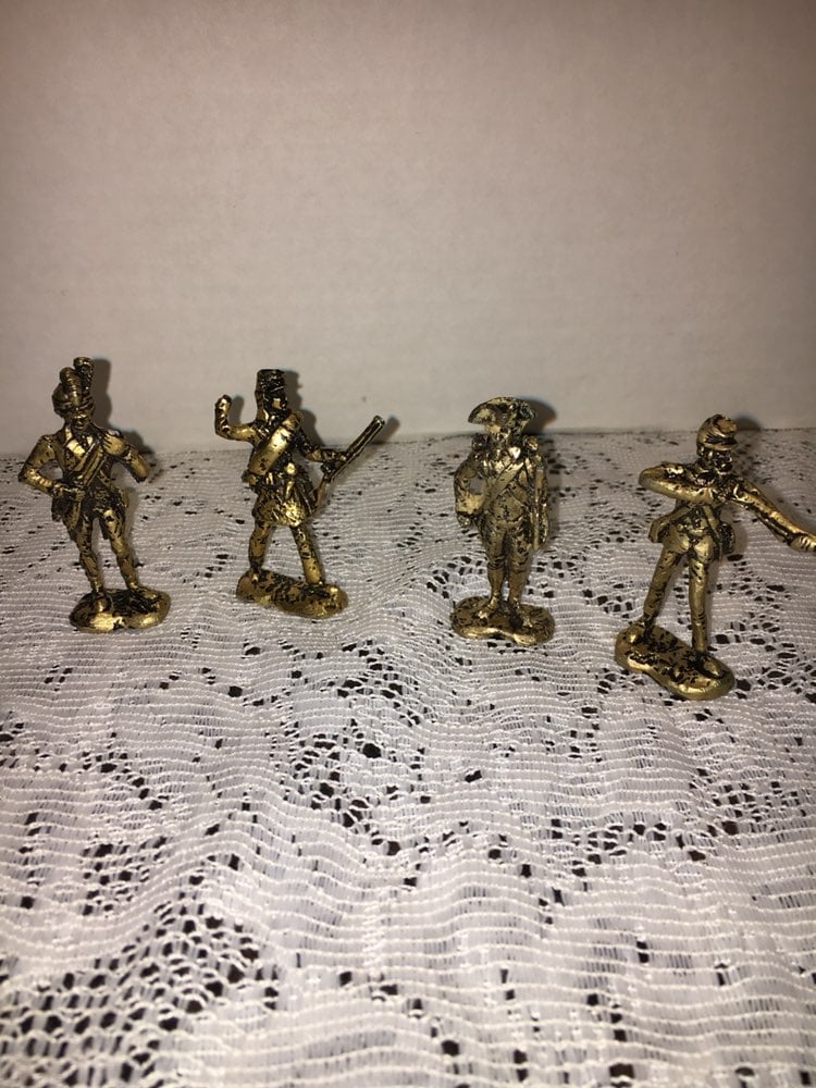 Zylmex Gold Tone Diecast Soldiers