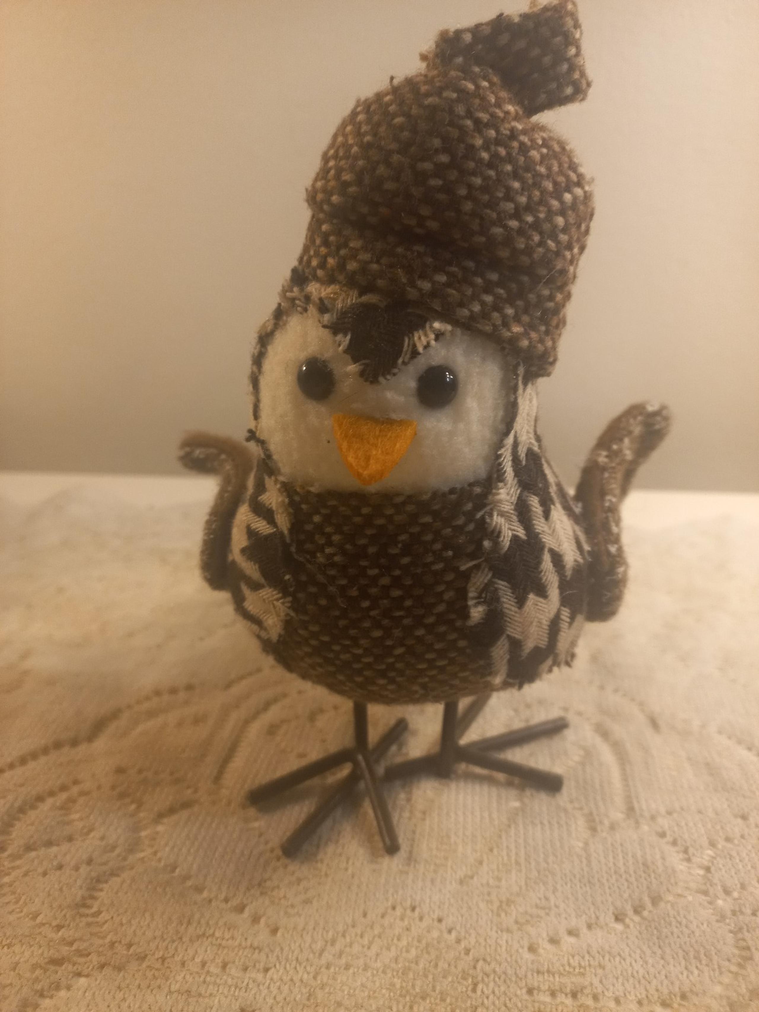 Autumn Seasonal Bird Houndstooth Plaid Thanksgiving/Fall Home Decor Target Style