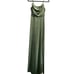 Birdy Grey Ash Velvet Cowl Neck Maxi Dress In Dark Sage Size XS Bridesmaid