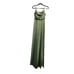 Birdy Grey Ash Velvet Cowl Neck Maxi Dress In Dark Sage Size XS Bridesmaid