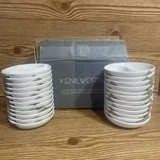 Kenilworth Dipping Condiments Dish Porcelain Yin Yang 4 Trinket Jewelry HLC