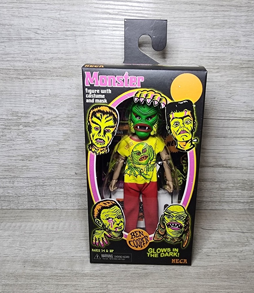 NECA Ben Cooper Creature Costume Kid Glow In The Dark Trick Or Treat Monster