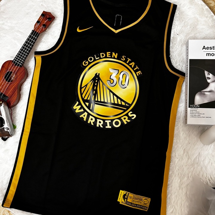 Stephen Curry jersey NBA Warriors No. 30 SW basketball uniform