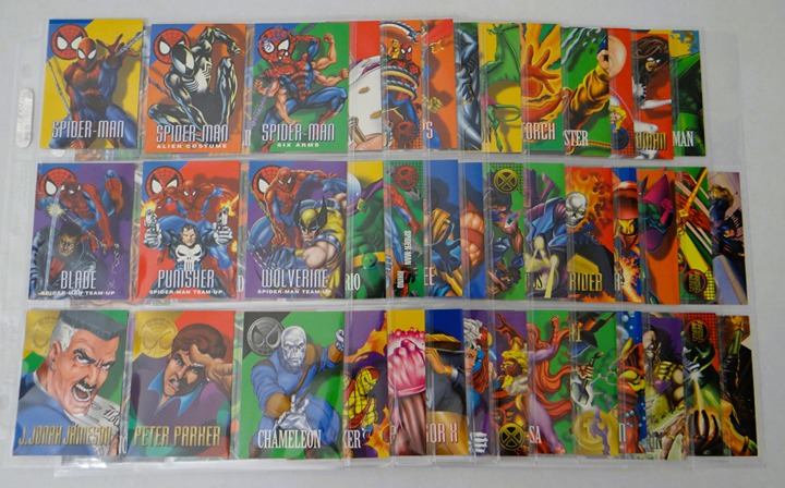 1996 Marvel Vision COMPLETE BASE SET 100 + Impact LE (2)1, (2)9,6,16 + 8 DEC +4M
