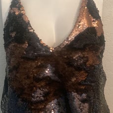 NWT Free People flip sequin cami