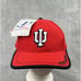 Indiana Hoosiers Logo Athletic Hat Red Size OSFA Embroidered IU College VTG NWT
