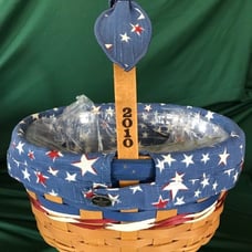 Longaberger American Celebrations Oval Spring Basket