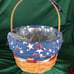 Longaberger American Celebrations Oval Spring Basket