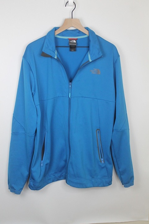 The North Face Men's Royal Blue Fleece Lined Soft Shell Jacket Size XL