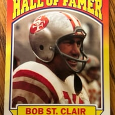 Bob St. Clair Hall Of Famer Score card