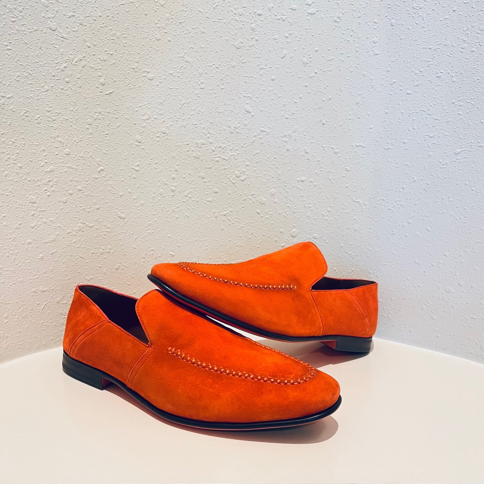 Aldo Salaman Men’s Orange Slip on Suede Loafers/Sz:9.5/NWT