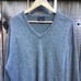 Vintage Givenchy for chesa 100% cashmere grey v-neck sweater mens size medium