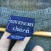 Vintage Givenchy for chesa 100% cashmere grey v-neck sweater mens size medium