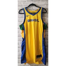 Authentic Nike Brazil National Basketball Jersey Size 48